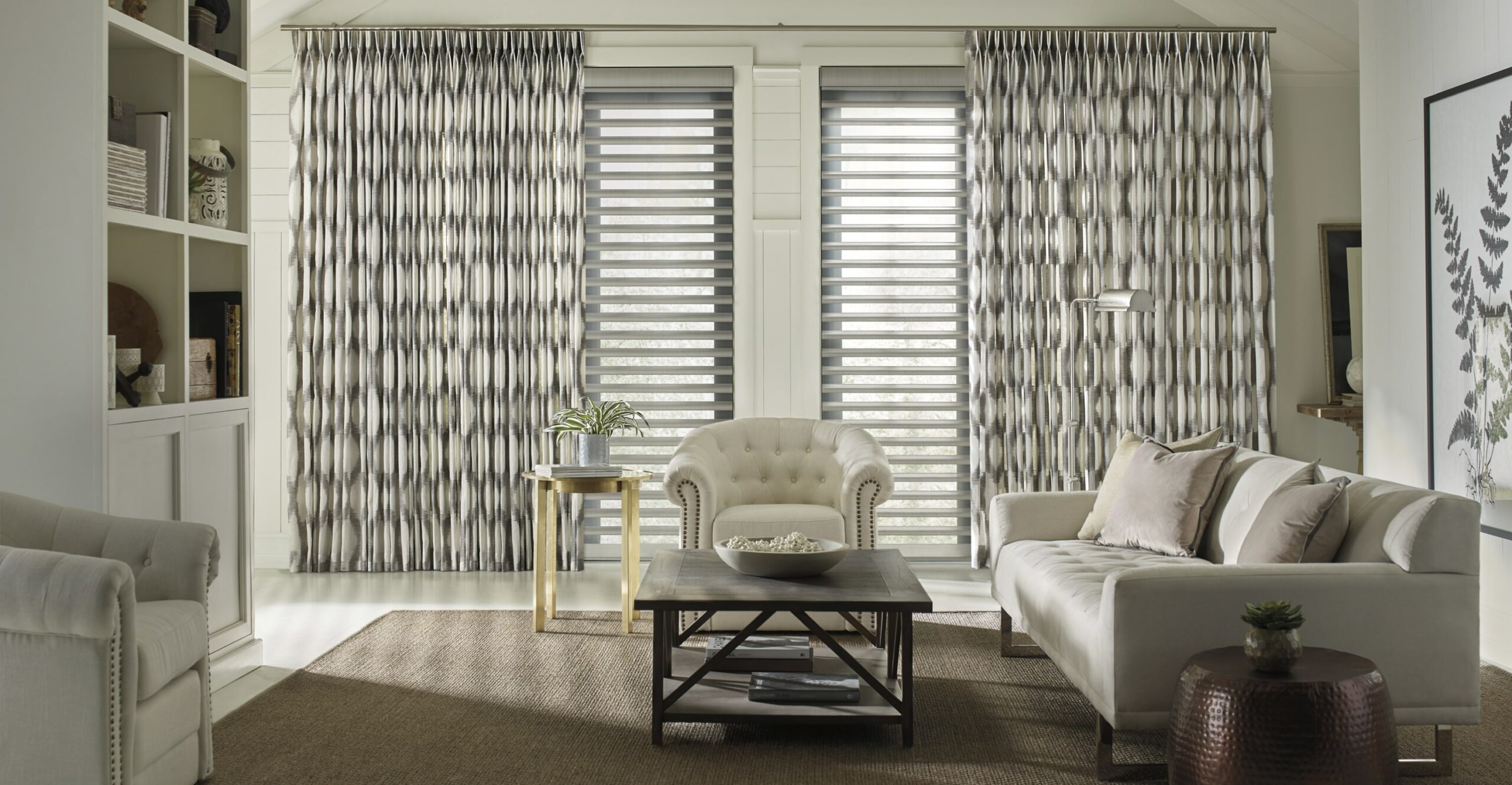 Hunter Douglas Design Studio™ Side Panels and Drapery