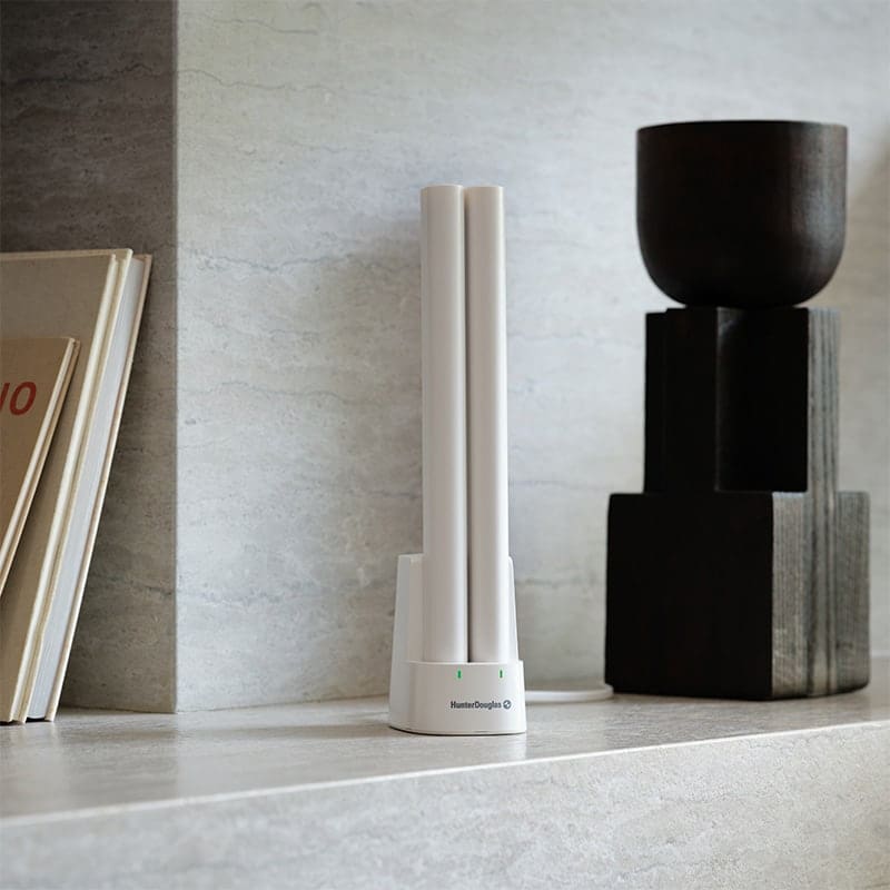 Elegant modern candle holder with white design for home decor.