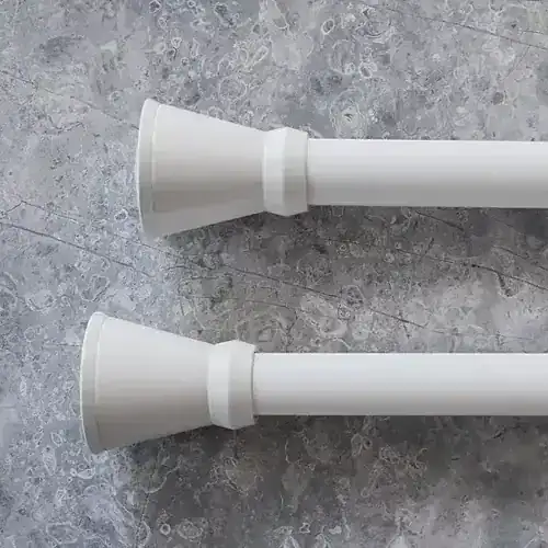 Elegant curtain rods for home decor.